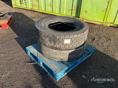 Quantity of (2) 295/80R22.5 Tires