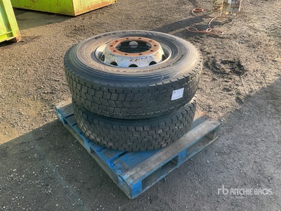Quantity of (2) 315/80R22.5 Tires