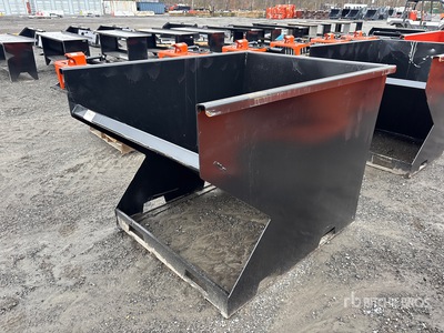 Kit Containers 2YFT-SST 2 cyd Skid Steer Dump Hopper (Unused)
