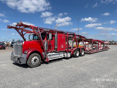2001 Freightliner FLD 120 6x4 Sleeper Camión portavehiculos