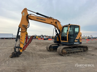 2018 Hyundai HX145 LCR Excavatrice sur chenilles