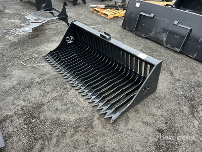 Kit Containers QT-SB-H72-F 72 in Skeleton Skid Steer Bucket (Unused)