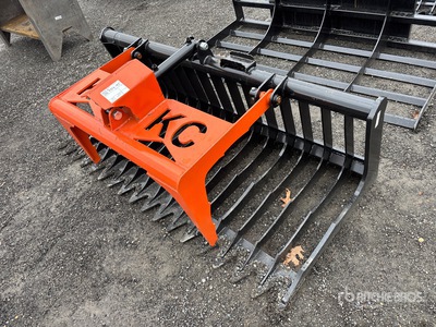 Kit Containers QT-SG-S76-V3 76 in Skid Steer Grapple Bucket (Unused)