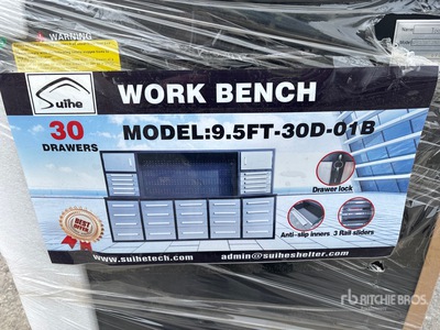 2026 Suihe NWB-H30DS -9.5 9 ft 6 in 30-Drawer Tool Cabinet