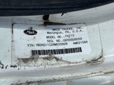 2006 Mack CV713 8x4 Tri/A Dump Truck