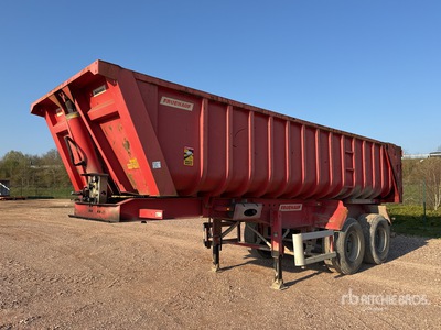 2010 Fruehauf DX33CZ Semi-Remorque Benne 2 Essieux T/A End Dump Trailer