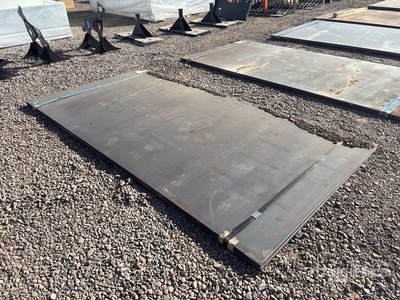 2025 Kit Containers Steel 60 in x 120 in (3/4 in Thick) Plaques d'acier (Unused)