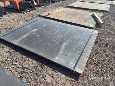 2025 Kit Containers Steel 73 in x 97 in 3/4 in Plaques d'acier (Unused)