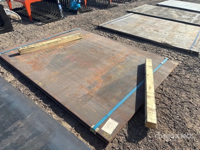 2025 Kit Containers Steel 73 in x 98 in 3/4 in Plaques d'acier (Unused)