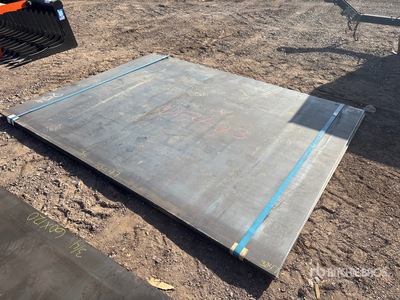 2025 Kit Containers Steel 6 ft x 8 ft 1 in 3/4 in Plaques d'acier (Unused)