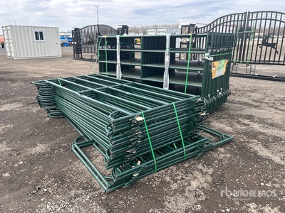 Quantity of (56) 2026 Suihe NP10-54-2 10 ft Powder Coated Vee Paneel (Unused)