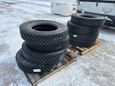 Quantity of (8) 11R24.5 Tires (Unused)