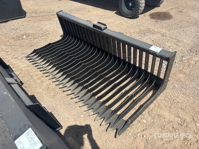 2025 Kit Containers QT-SG-S76-V3 76 in Skeleton Skid Steer Grapple Bucket (Unused)