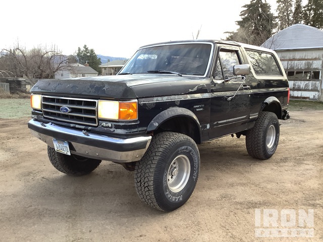 1991 Ford Bronco Xl 1991 Ford Bronco Xl 4Wd Suv