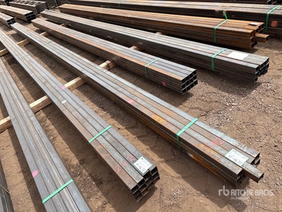 Quantity of 2025 Kit Containers 2 in x 2 in x 1/8 in Steel Tube (Unused)