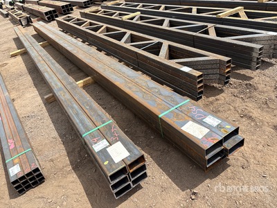 Quantity of 2025 Kit Containers 2 in x 2 in x 1/8 in Steel Tube (Unused)