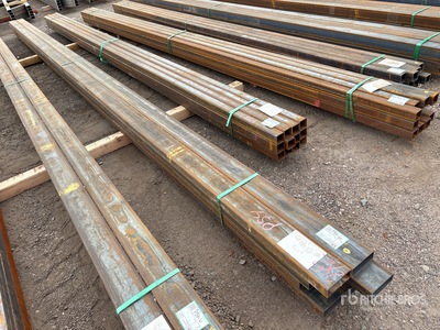 Quantity of 2025 Kit Containers 2 in x 2 in x 1/8 in Steel Tube (Unused)