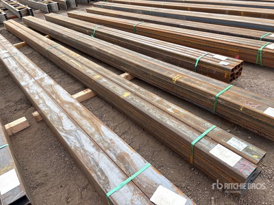 Quantity of 2025 Kit Containers 2 in x 2 in x 1/8 in Steel Tube (Unused)