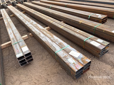 Quantity of 2025 Kit Containers 3 in x 6 in x 1/8 in Steel Tube (Unused)