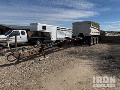 1988 Sterling 14 ft Tri/A Pup Aluminum Dump Utility Trailer