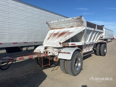 2002 CPS T/A Turntable Pup Remorque à benne centrale