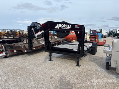 2025 Gorilla 18GN7k 23 ft T/A Gooseneck Equipment Trailer