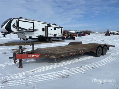 2022 Brandt 22 ft T/A Equipment Trailer