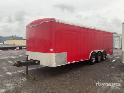 2011 Haulmark GR85X2 24 ft Tri/A Gesloten aanhangwagen