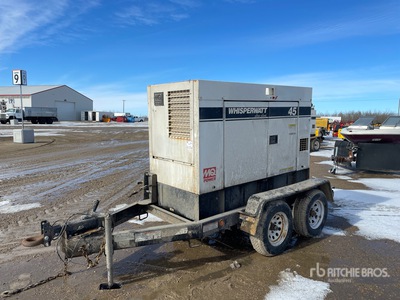 Whisperwatt DCA45USI2 45 kW Mobile Generator Set