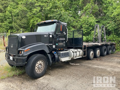 2016 Cat CT680L 12x6 Flatbed Truck (Inoperable)