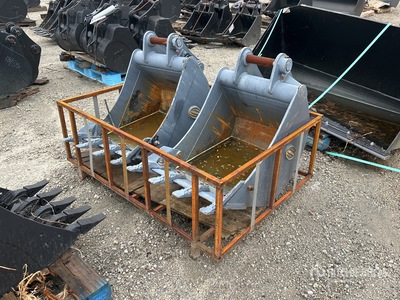 Quantity of (2) 24 in Excavator Bucket