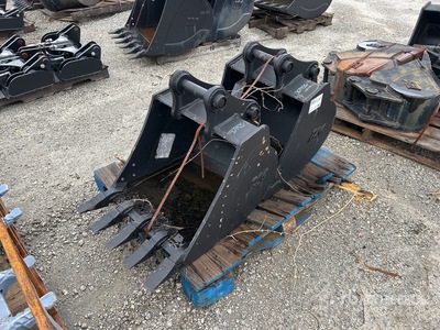 Quantity of (2) 24 in Excavator Bucket