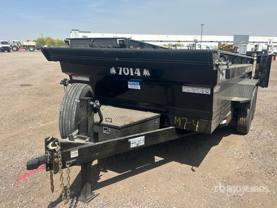 2026 Industrias America 7014 14 ft T/A Dump Utility Trailer (Unused)