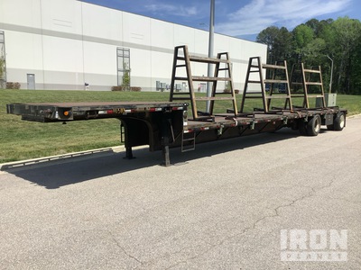 1995 Great Dane 20000 lb 48 ft T/A 48 ft T/A Flatbed Trailer Equipment Trailer