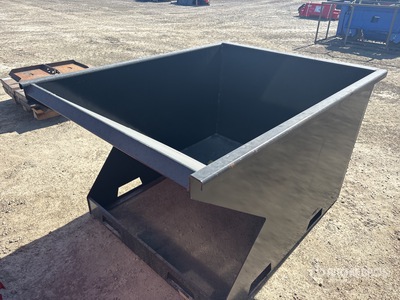 2025 Kit Containers 1.5YFT-SST 1.5 CY Skid Steer Dump Hopper (Unused)