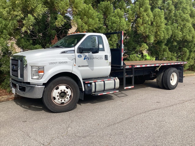 2018 Recon Ford F-650 4x2 Regular Cab 270 HP Diesel Flatbed Truck Flatbed Truck