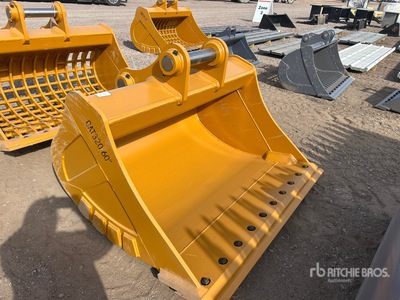2026 Warrior WBMCC20-1500 59 in Cleanup Excavator Bucket - Fits Cat 320 / 20 - 25 ton (Unused)