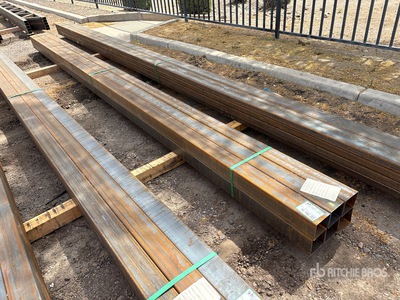 Quantity of 2025 Kit Containers 1/8 in Wall 4 in x 4 in Steel Tube (Unused)