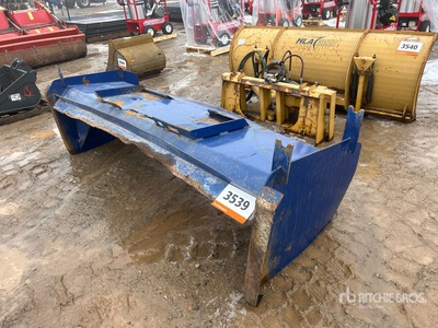 7 ft 9 in Skid Steer Empujador de nieve