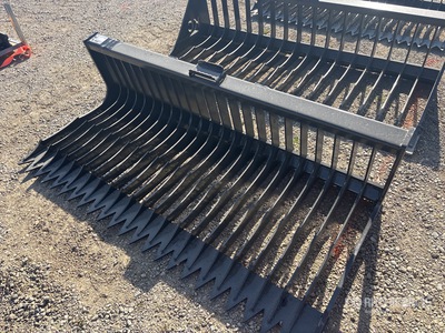 2025 Kit Containers QT-SB-L72 72 in Skeleton 72 in. QT Fine Skeleton Low Side Skid Steer Bucket (Unused)