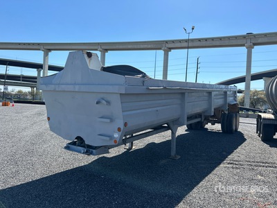 2008 Lufkin ULD-38 38 ft T/A Frameless End Dump Trailer