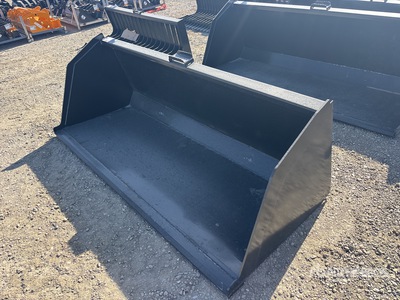 2025 Kit Containers QT-SNB-84 84 in General Purpose 84 in. Snow/Litter Skid Steer Bucket (Unused)