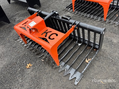 Kit Containers QT-SG-S76-V3 76 in Skid Steer Grapple Bucket (Unused)