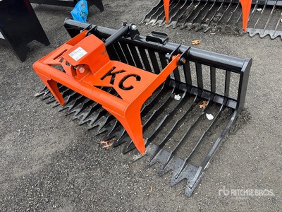 Kit Containers QT-SG-S76-V3 76 in Skid Steer Grapple Bucket (Unused)