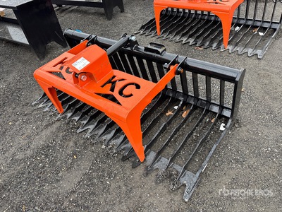 Kit Containers QT-SG-S76-V3 76 in Skid Steer Grapple Bucket (Unused)