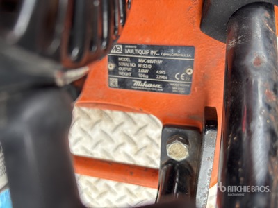 2022 Multiquip MVC88VTHW Vibratory Plate Compactor