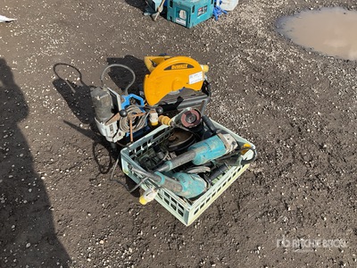 Quantity of (9) Various Miscellaneous 110V Tools