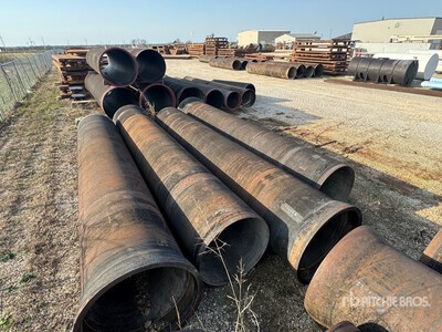 Quantity of (4) 36 in x 18 ft Ductile Iron Pipe