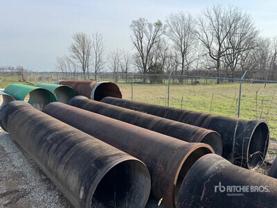 Quantity of (4) 36 in x 18 ft Ductile Iron Pipe