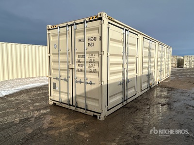 2025 40 ft High Cube Multi-Door Storage Container